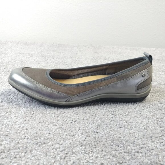Revere Charlott Womens Size 38.5 EU Ballet Flats Slip On Shoes Gray Pewter - Picture 2 of 9